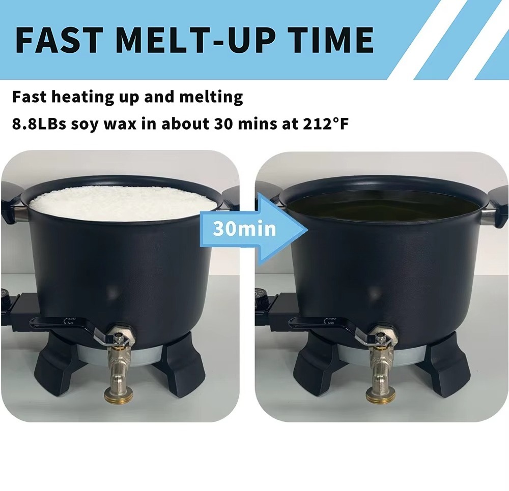 Candle Making Machine - Dontalen 5L Elektrischer Kerzen-Schmelztopf Antihaft-Kerzenwachs-Schmelzmaschine für