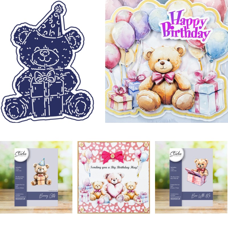 Candle Making Place - Teddybär in Geschenkbox Metall-Stanzform 2026 Neu