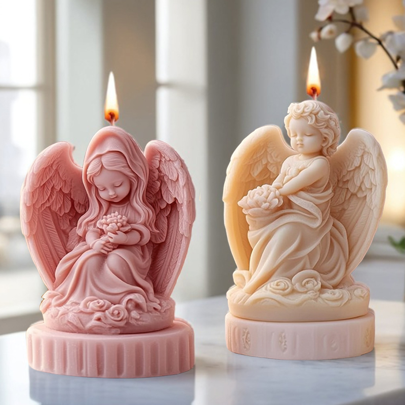 Candle Making Temperature - 3D-Melkenkerzenform für süßes Paar, handgefertigt mit