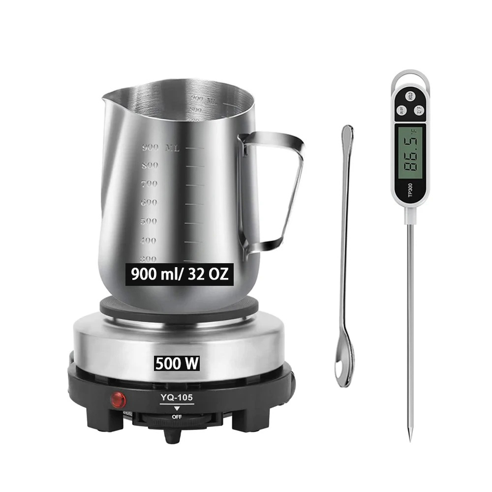 Candle Making Machine - Gemos Kerzenherstellungs-Set, Kerzenherstellungs-Kit mit Gießtopf, DIY
