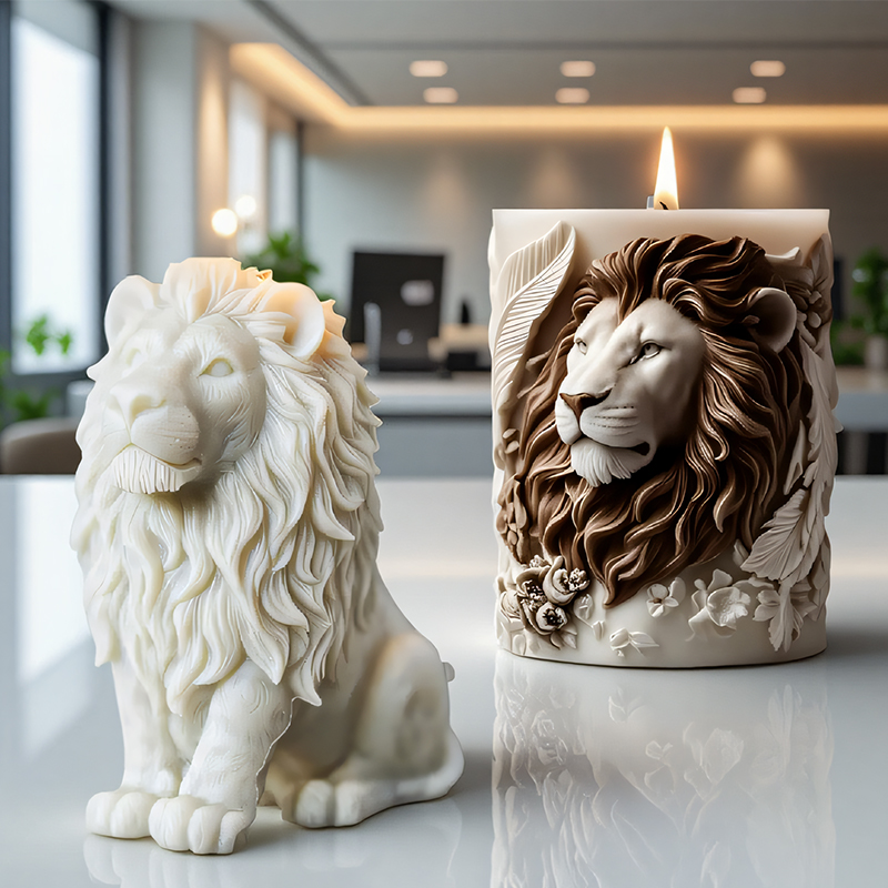 Candle Making Temperature - 3D-Kerzenform zur Linderung von Löwen –