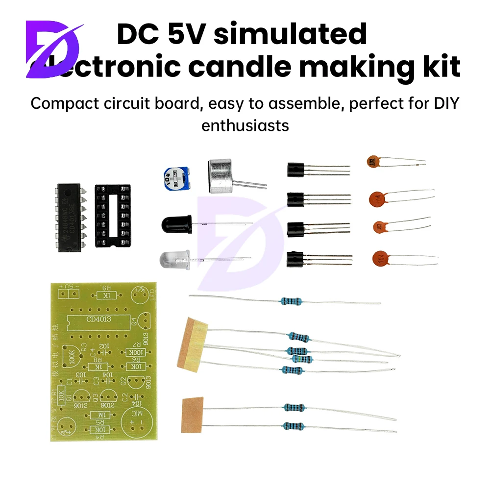 Candle Making In Dc - DC5V Analoges elektronisches Kerzenherstellungsset, Licht- und