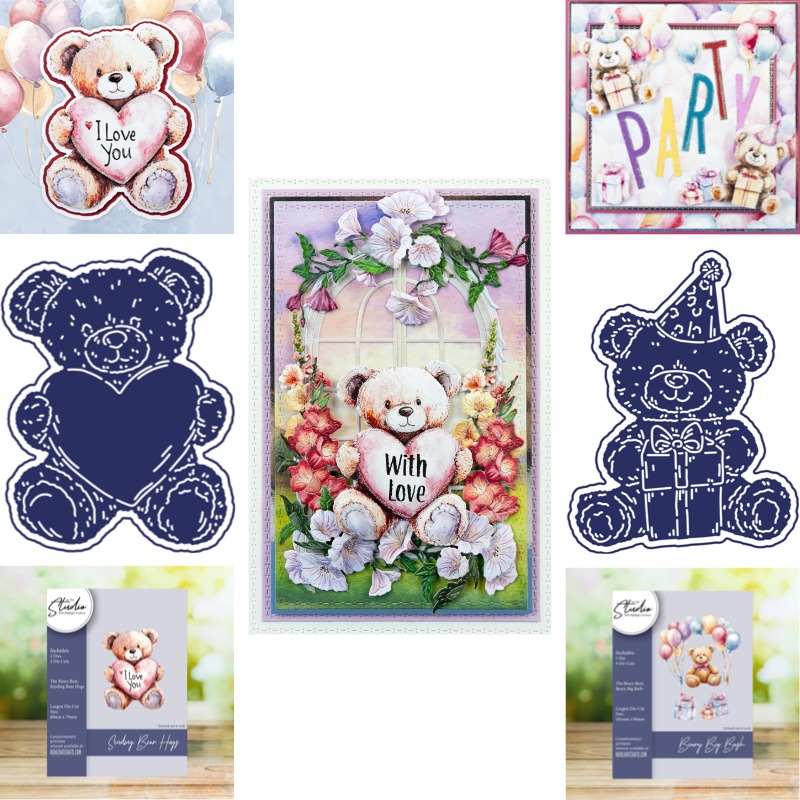 Candle Making Place - Teddybär in Geschenkbox Metall-Stanzform 2026 Neu