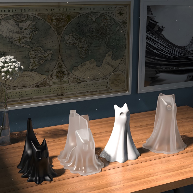 Geisterkatze Halloween Desktop – Candle Making Tutorial Bewertung und Preis