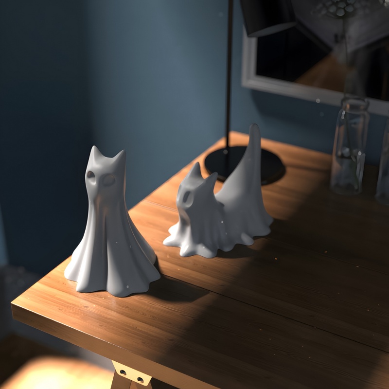 Geisterkatze Halloween Desktop – Candle Making Tutorial Bewertung und Preis