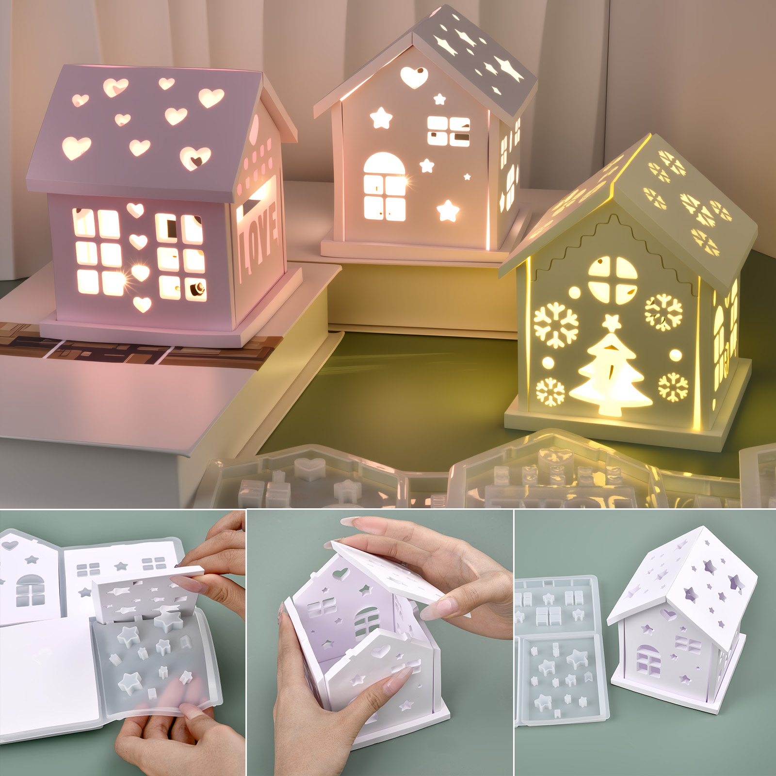 3D Haus Silikonform DIY Weihna – Candle Making Tutorial Bewertung und Preis