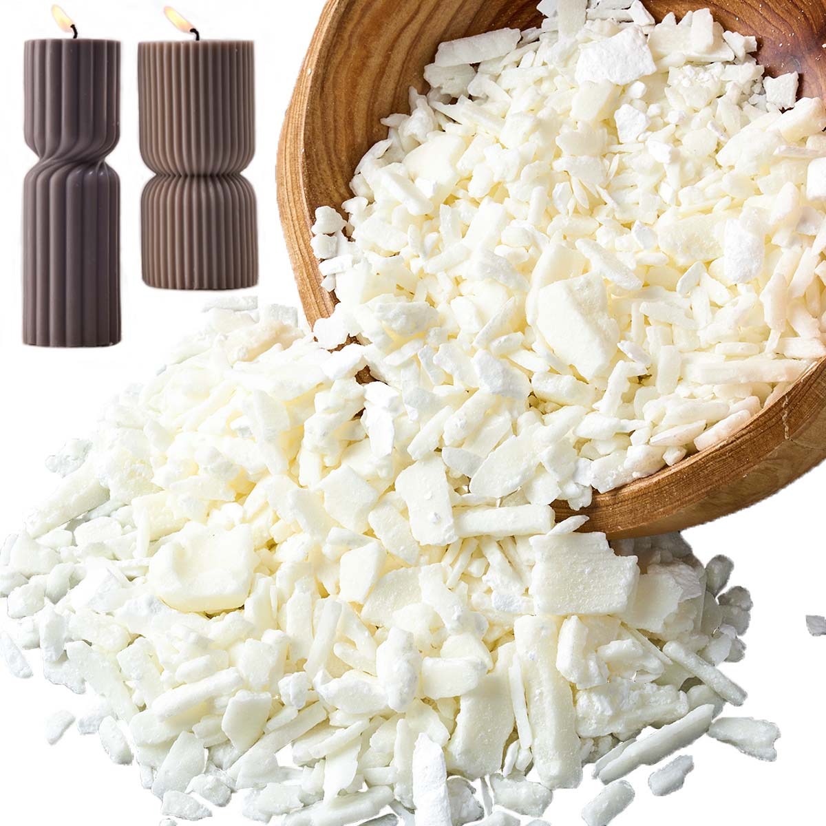 1 Pfund reinweißes Sojawachs f – Candle Making Raw Material Bewertung und Preis