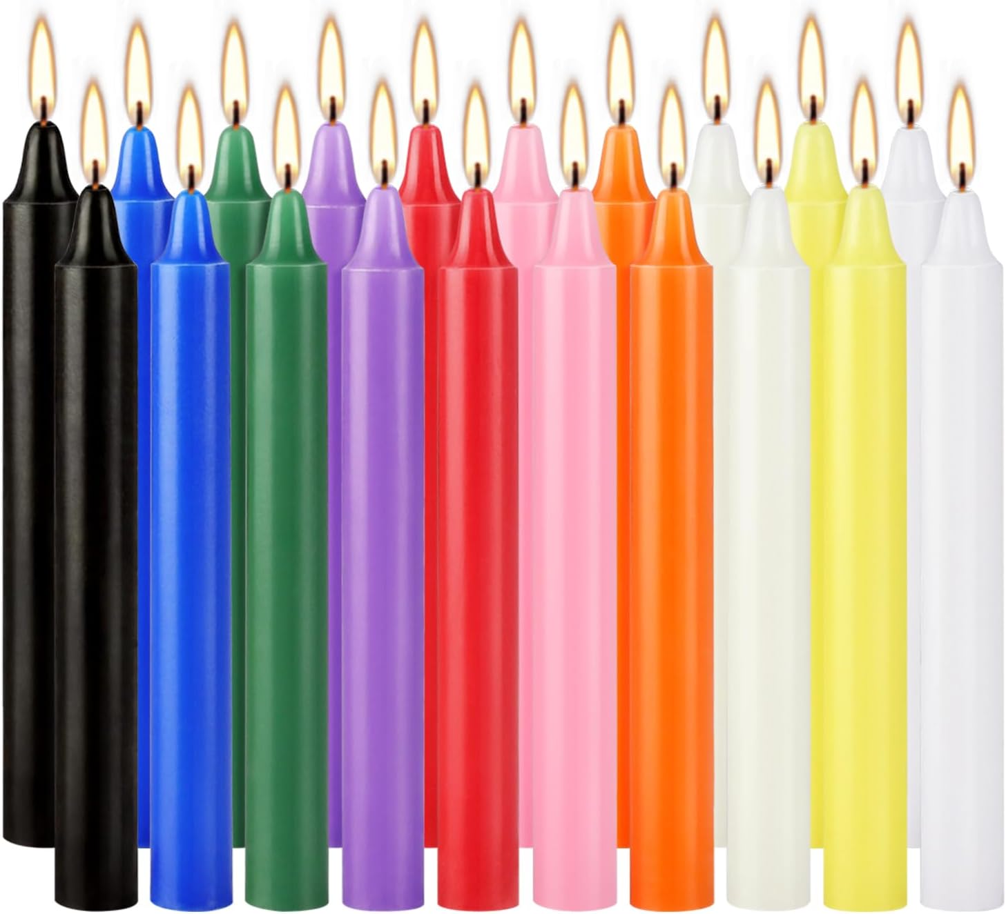 20 bunte kleine Wachs, kein Tr – Candle Making Place Bewertung und Preis