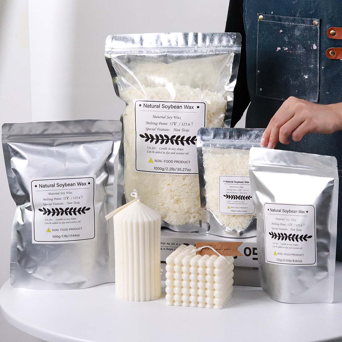 100/250/500/1000g natürliche S – Candle Making Raw Material Bewertung und Preis