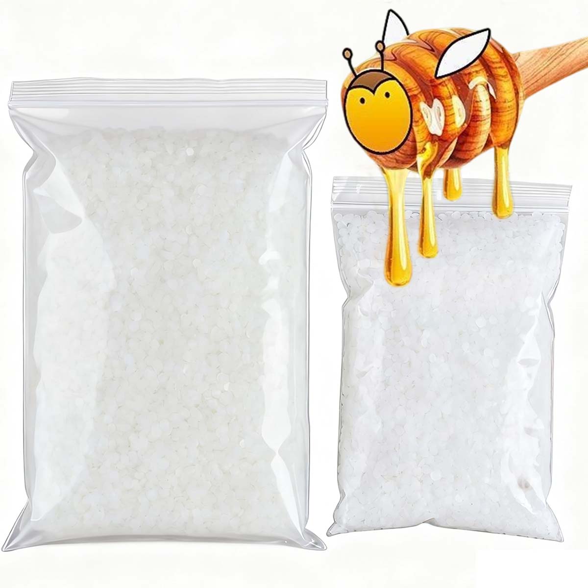 200g-1000g Weißes Bienenwachs  – Candle Making Raw Material Bewertung und Preis